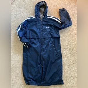 Speedo Swim Warmup Fleece Lined Parka Long Jacket Coat